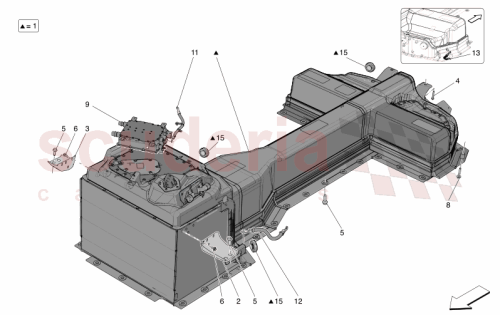 Part Diagram for Maserati 670295990