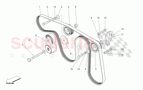 Part Diagram for Maserati 278939