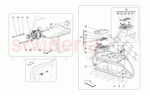 Part Diagram for Maserati 980139747