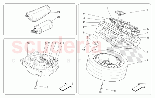 Part Diagram for Maserati 675000596