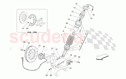 Part Diagram for Maserati 202760