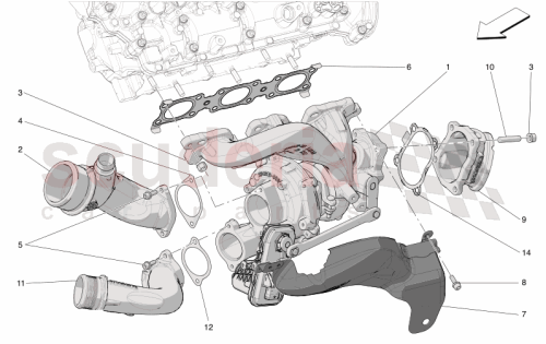 Part Diagram for Maserati 670054110