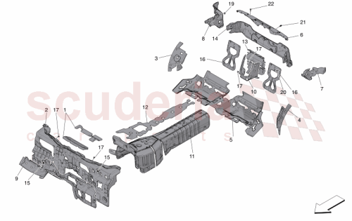 Part Diagram for Maserati 670303318