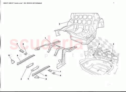 Part Diagram for Maserati 381300186