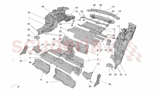 Part Diagram for Maserati 670219114