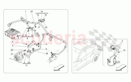 Part Diagram for Maserati 670033127