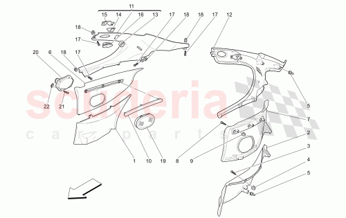 Part Diagram for Maserati 67393926