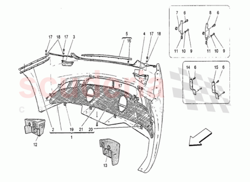 Part Diagram for Maserati 980145370