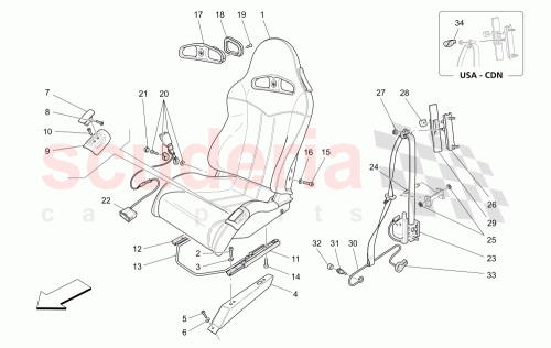 Part Diagram for Maserati 984500242