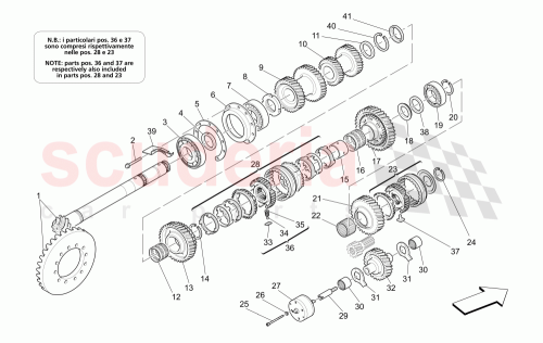 Part Diagram for Maserati 16287734
