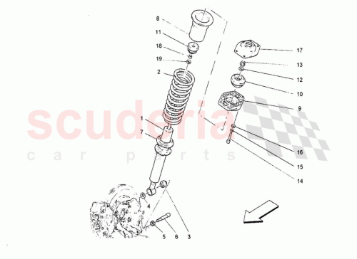 Part Diagram for Maserati 306172