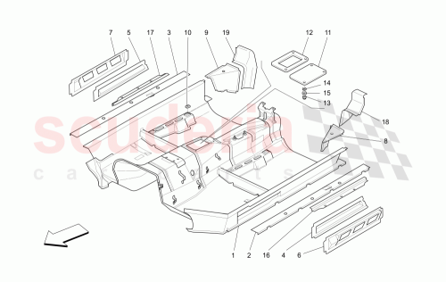 Part Diagram for Maserati 67498600