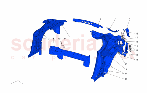Part Diagram for Maserati 673015452