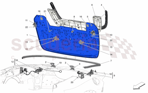 Part Diagram for Maserati 670173265