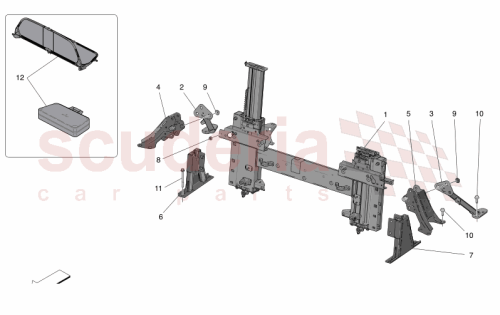 Part Diagram for Maserati 670173717