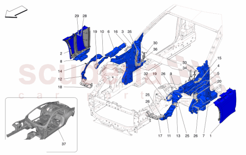 Part Diagram for Maserati 670309636