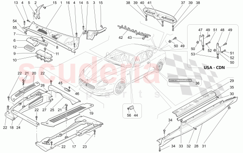 Part Diagram for Maserati 69799700