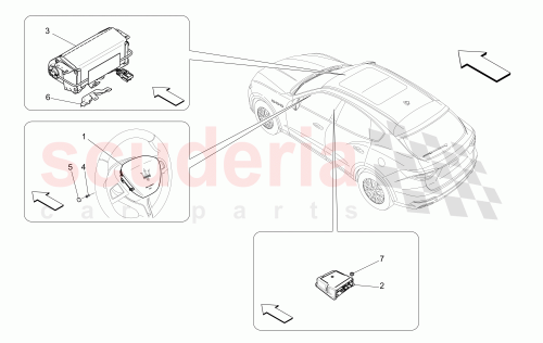 Part Diagram for Maserati 670080501