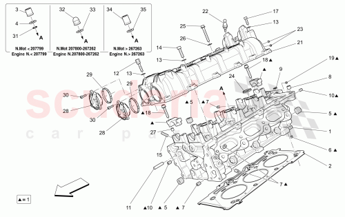 Part Diagram for Maserati 296075