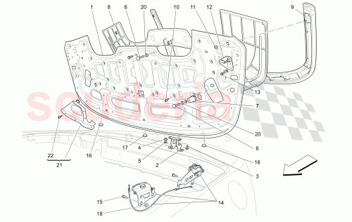Part Diagram for Maserati 82836228