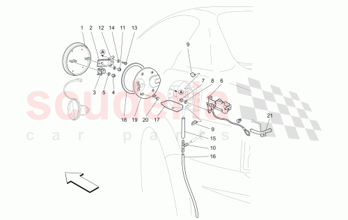 Part Diagram for Maserati 68472700