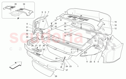 Part Diagram for Maserati 80151913