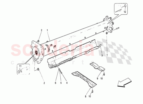 Part Diagram for Maserati 11617324