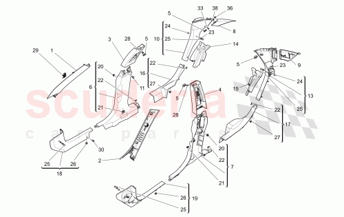 Part Diagram for Maserati 670019355