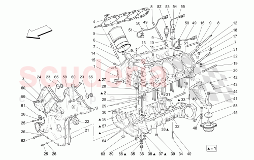 Part Diagram for Maserati 191620