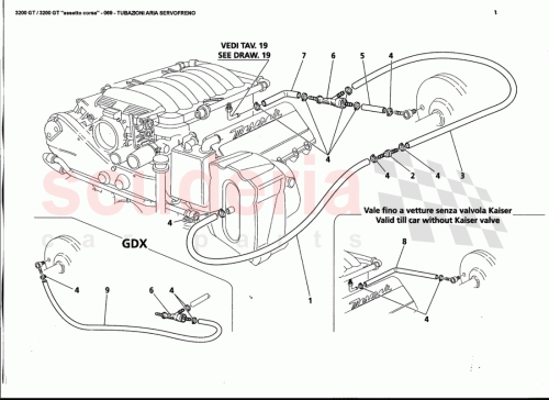 Part Diagram for Maserati 387400314