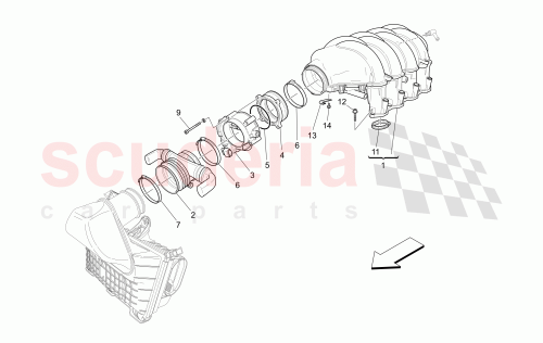 Part Diagram for Maserati 286977