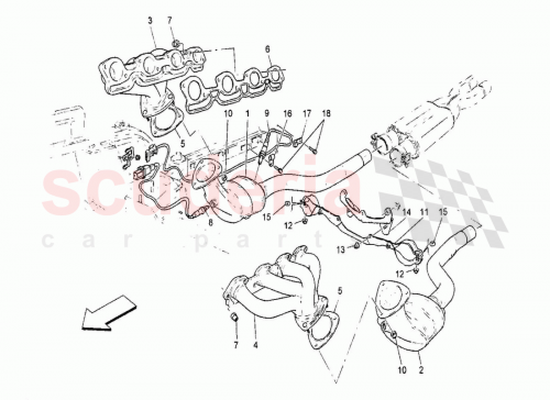Part Diagram for Maserati 268256