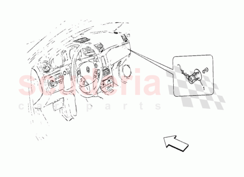 Part Diagram for Maserati 46480451