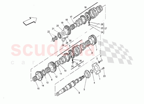Part Diagram for Maserati 200983