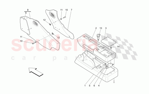 Part Diagram for Maserati 69502000