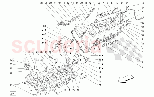Part Diagram for Maserati 156834