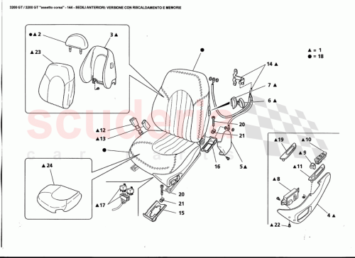 Part Diagram for Maserati 386900311