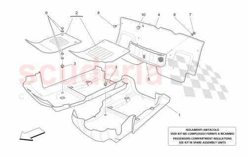 Part Diagram for Maserati 66423500