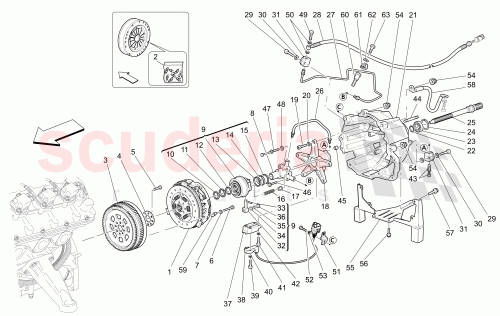 Part Diagram for Maserati 14304424