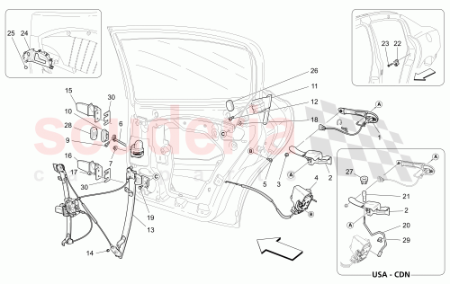 Part Diagram for Maserati 84934400