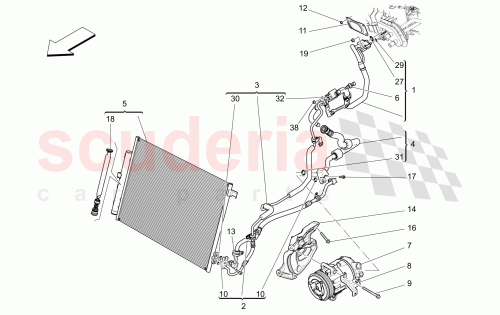 Part Diagram for Maserati 670030074