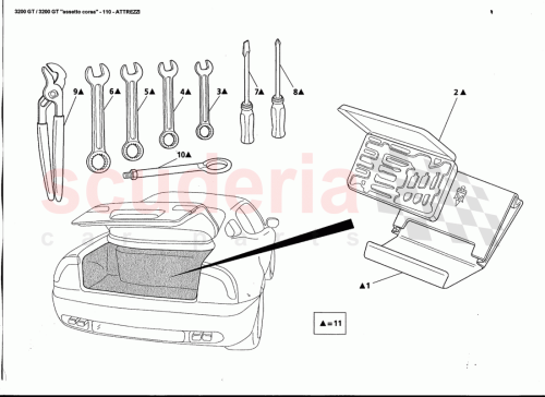 Part Diagram for Maserati 389801327