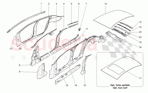Part Diagram for Maserati 673000391