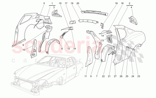 Part Diagram for Maserati 82431114