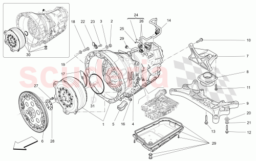 Part Diagram for Maserati 670005501