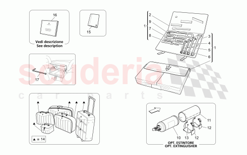 Part Diagram for Maserati 69265200