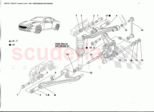 Part Diagram for Maserati 15503911