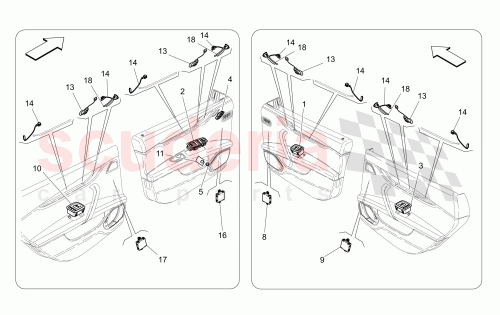 Part Diagram for Maserati 670030158