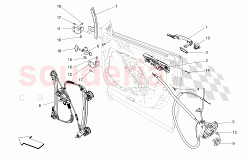 Part Diagram for Maserati 670036950
