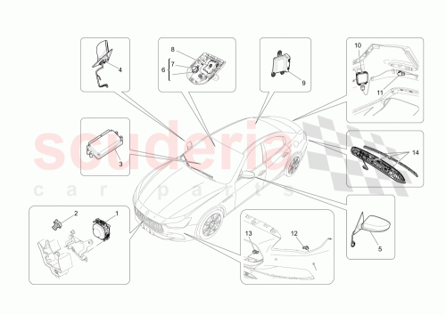 Part Diagram for Maserati 670071836